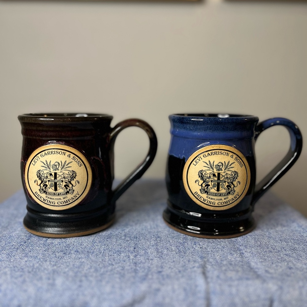 Levi Garrison & Sons Pottery Mugs